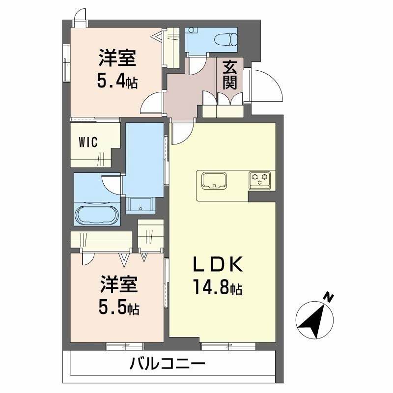 鹿児島県鹿児島市長田町11-27 間取り