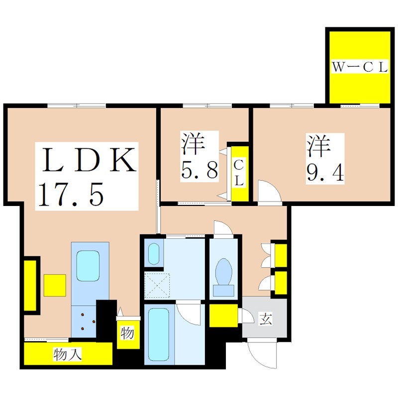鹿児島県鹿児島市柳町11-22 間取り