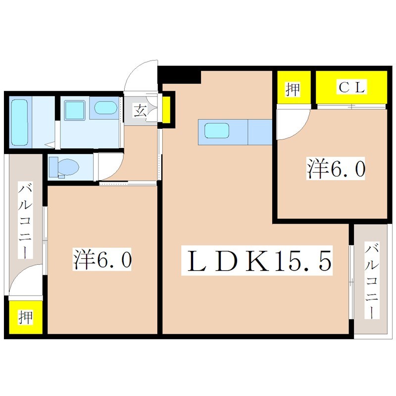 鹿児島県鹿児島市東郡元町7 間取り