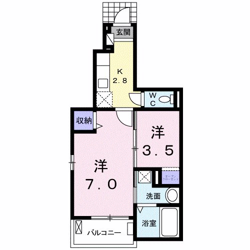 リバーサイド・グラースT 間取り
