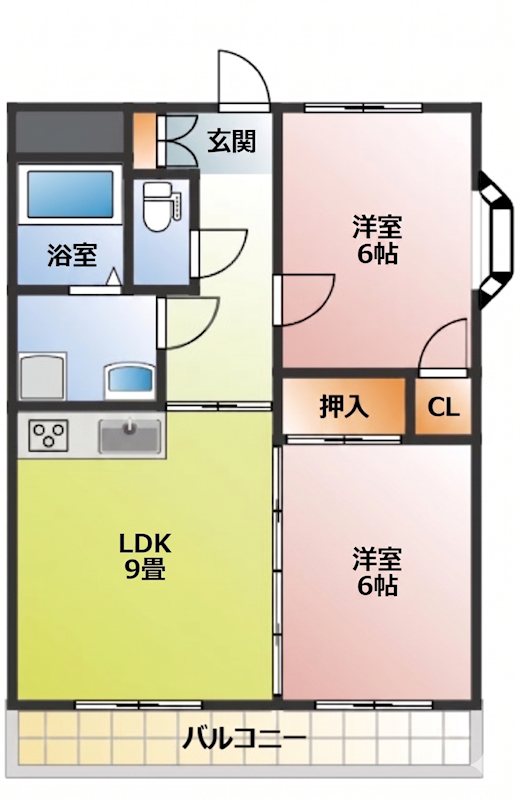 グランドール平佐22号館 間取り