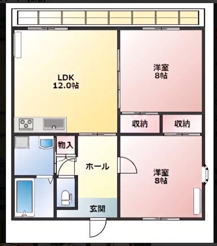 グランドール平佐22号館 間取り