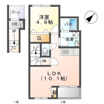 鹿児島県鹿児島市東谷山１丁目61-13 間取り