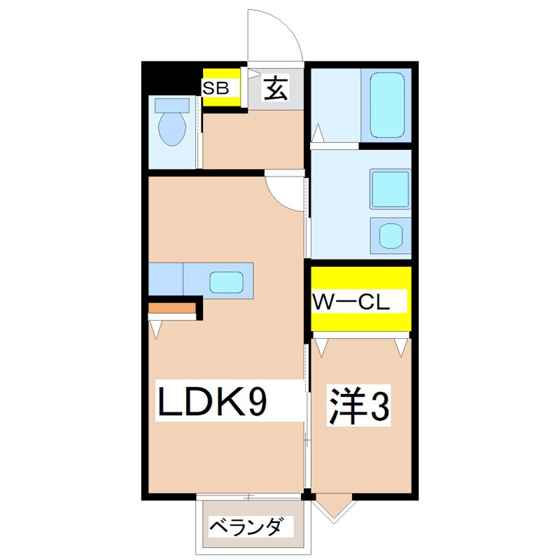 アミスタⅠ 間取り