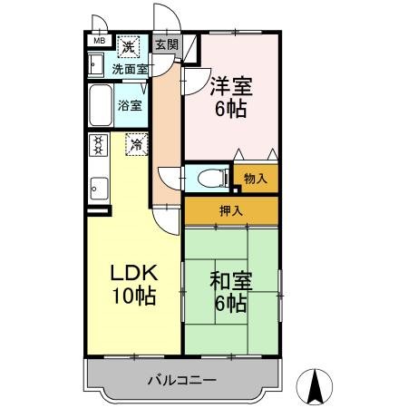 スリーゼメゾンジェイエス 間取り