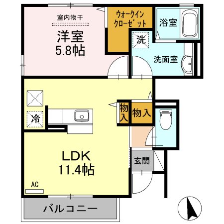 鹿児島県鹿児島市川上町 間取り