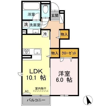 Avenir五代町Ⅰ 間取り