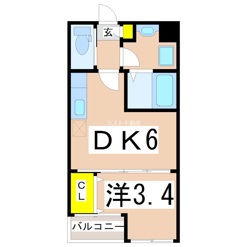 AriesⅠ 間取り
