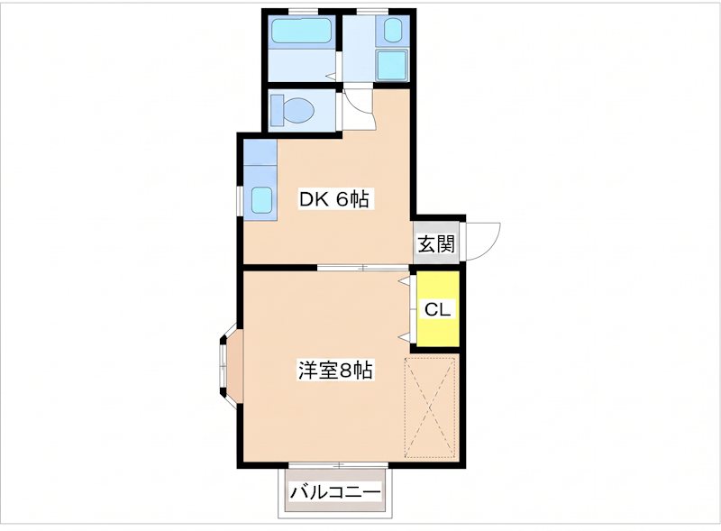 キャッスルヒルⅠ 間取り