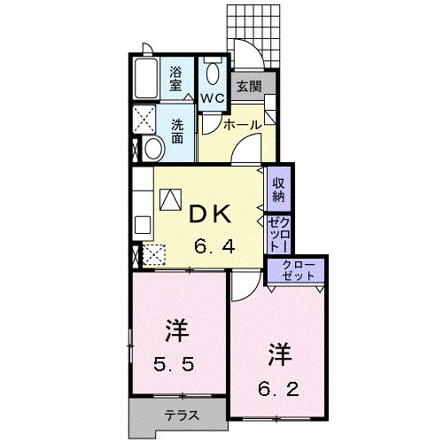 鹿児島県南さつま市金峰町尾下2848-1 間取り