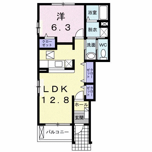 プラシードⅠ 間取り