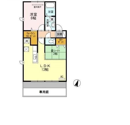 鹿児島県鹿児島市桜ヶ丘２丁目25-13 間取り