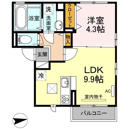 ラヴィエルジュ坂之上 間取り