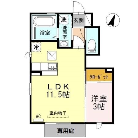 鹿児島県鹿児島市中山町2307-2 間取り