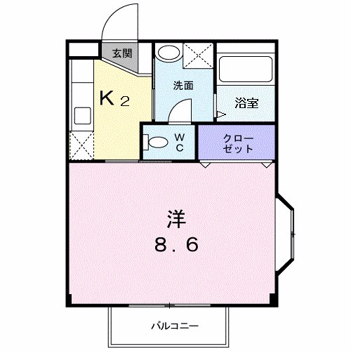 鹿児島県日置市伊集院町徳重 間取り