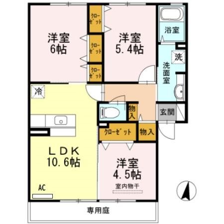 ラフィーネアビテ 間取り