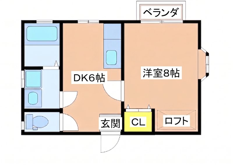 キャッスルヒルⅡ 間取り