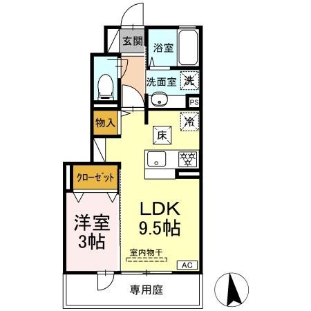 鹿児島県薩摩川内市上川内町 間取り