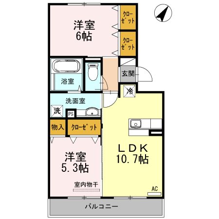 鹿児島県鹿児島市宇宿９丁目 間取り
