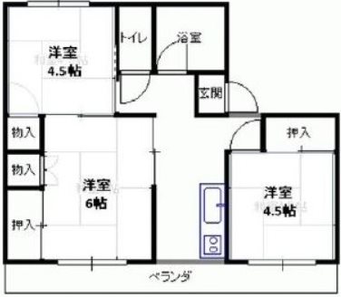 堀川マンションA 間取り