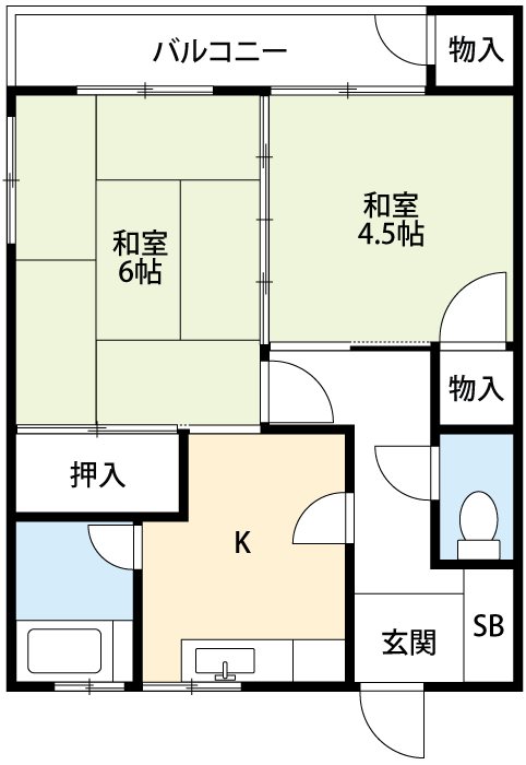 泉ニューコーポ 間取り