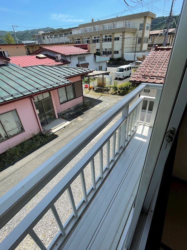 コーポたかのは渡利 ベランダ