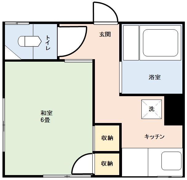 コーポアサノ 間取り