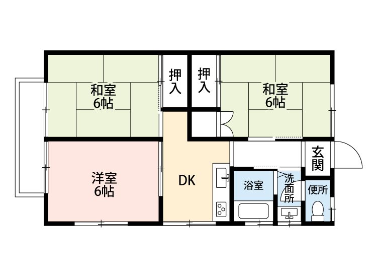 青葉ハイツ 間取り