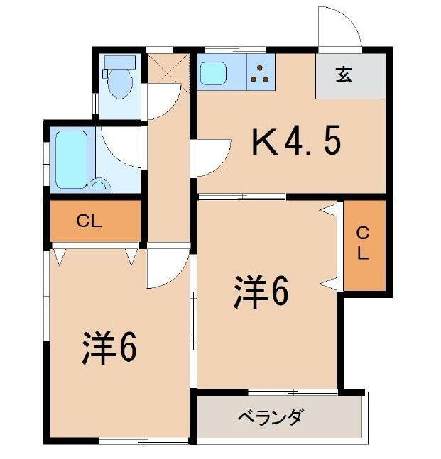 フォーブリックイガラべB 間取り