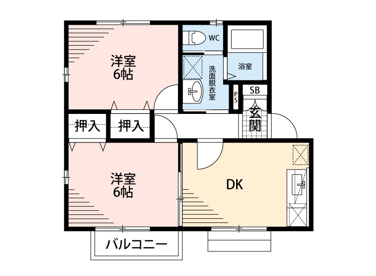サンテ・ルミエル 間取り