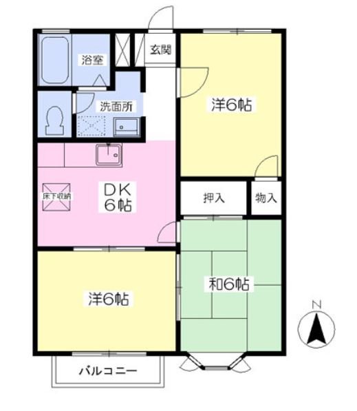 レストハイムD 間取り