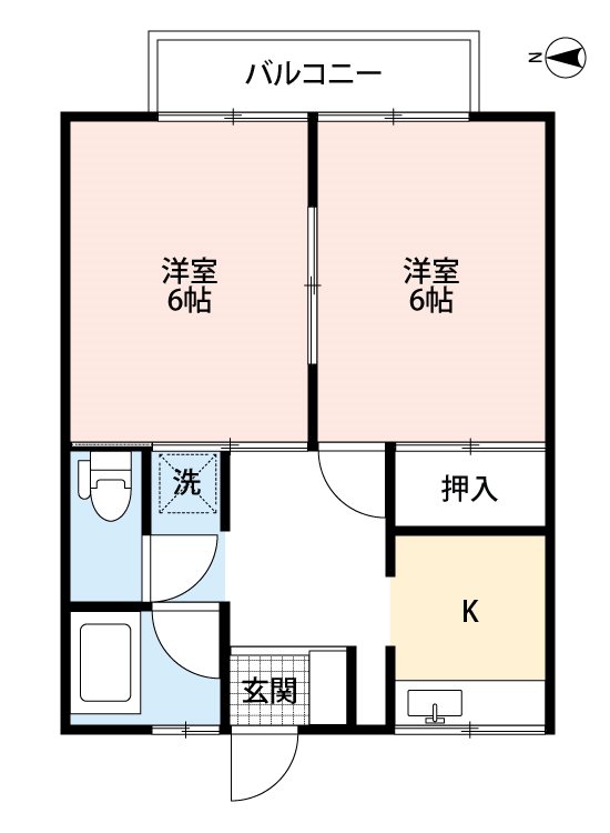 レジデンス渡利 間取り