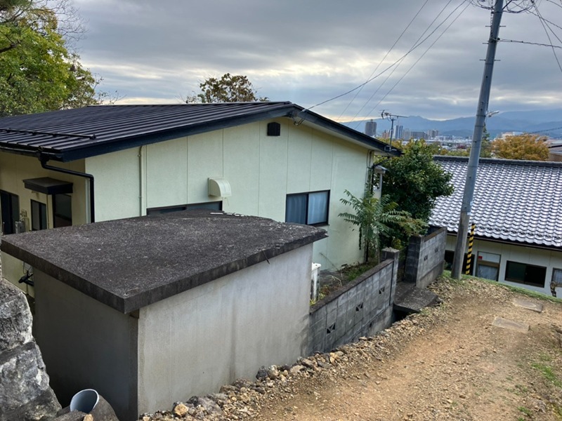 割石アパート 眺望