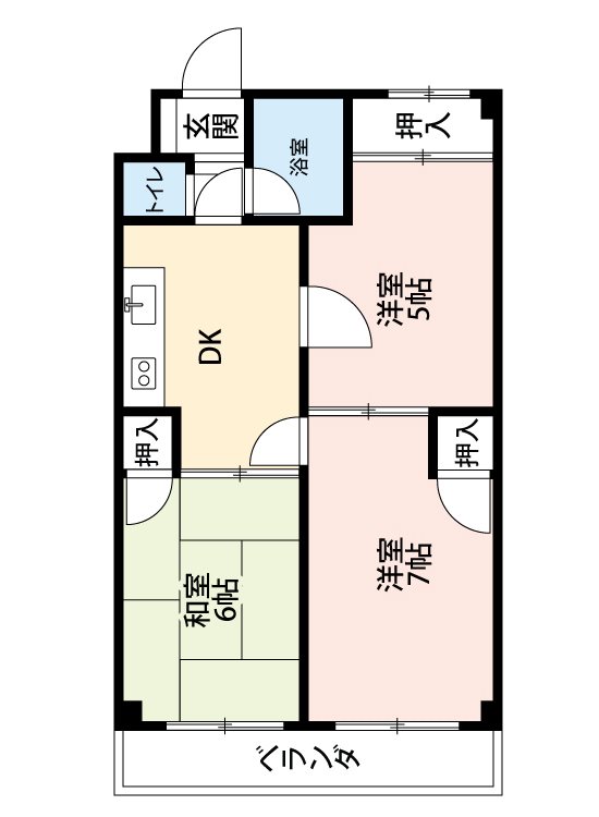 レスポワール仁井田 間取り