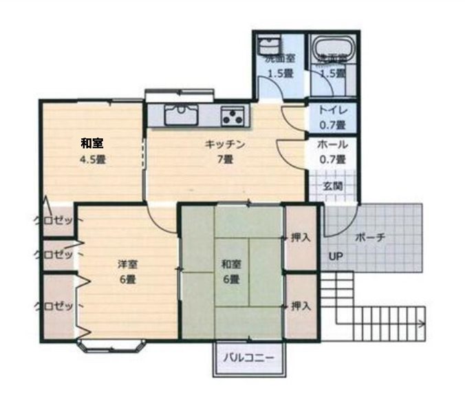 ヴィラ小峠 間取り