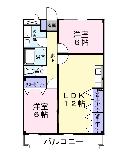 サニーヒルオオツキ 間取り