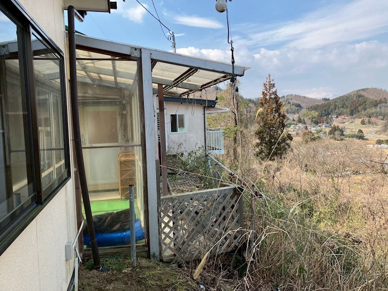 大波水戸内向貸家 ベランダ