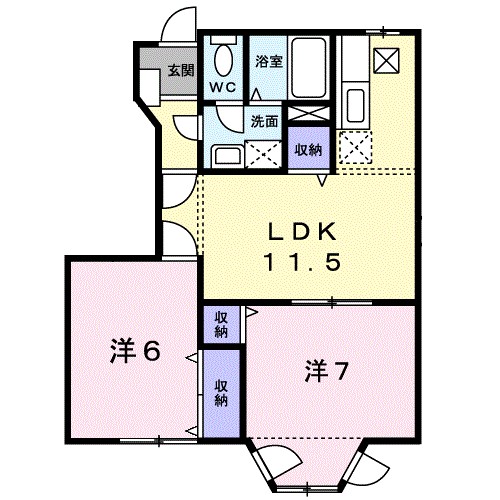 ロワジール 間取り