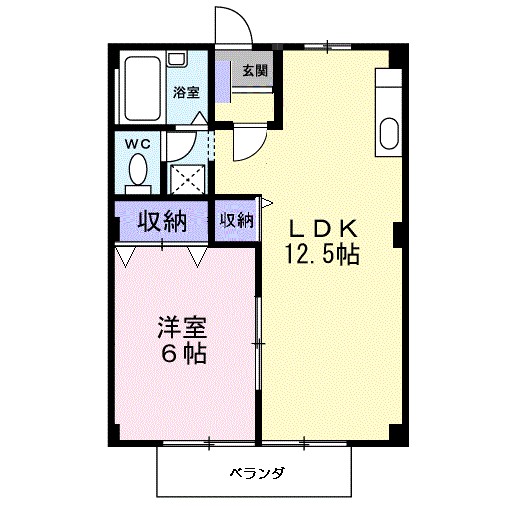 シティハイツ矢吹 間取り