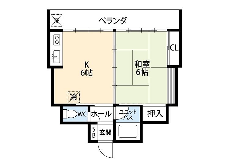 五月乙女ハイツ 間取り