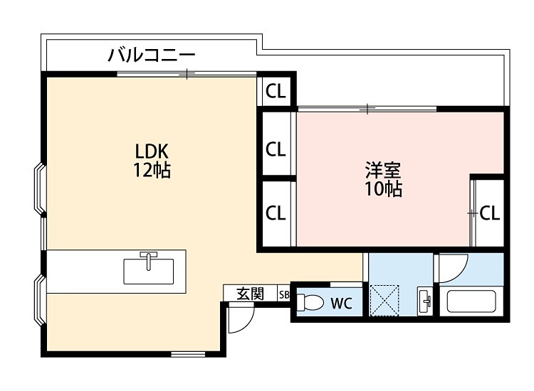 森合字高野2階住居 間取り
