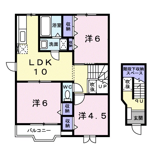 サニークァイエットⅢ 間取り
