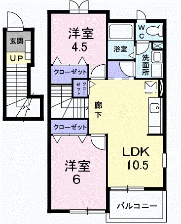 ノーヴァ壱番館 間取り