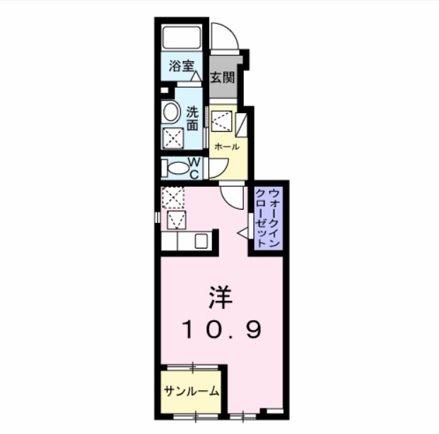 ドミールオカマエ　Ａ 間取り
