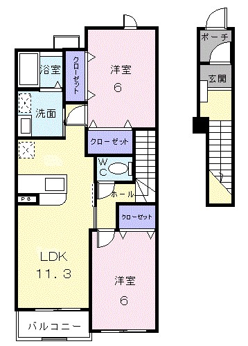 リーフレット 間取り