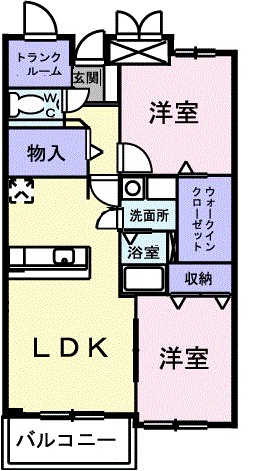 ヒルサイドスクエアⅠ 間取り