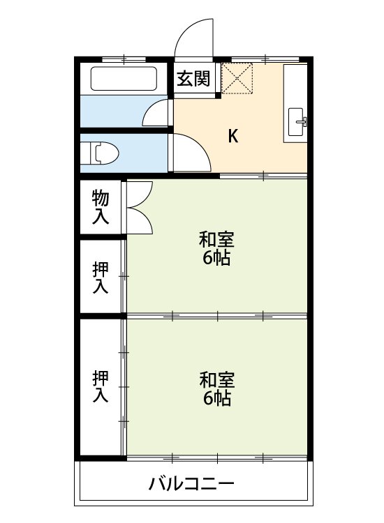 腰浜マンション 間取り