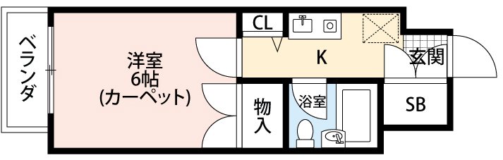 エトワール福島第3 間取り