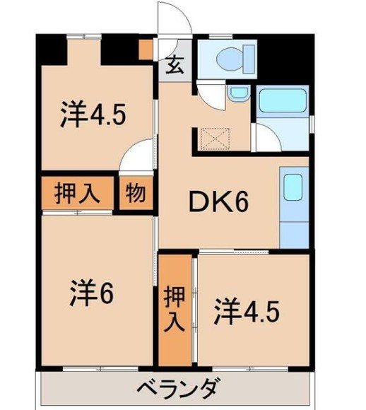 ハイジー松山 間取り