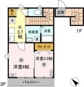アクシィブⅦ 間取り